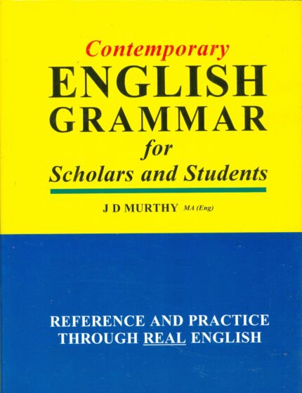 CONTEMPORARY ENGLISH GRAMMAR FOR SCHOLARS AND STUDENTS