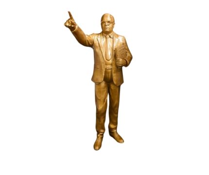 Dr. B.R. Ambedkar statue for  Car Dashboard, Office,  Copper colour  10 cm height